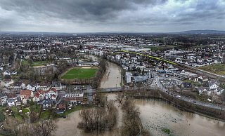 Die Else ging bereits nach den Sturmtiefs im Februar 2022 über die Ufer. - Gerald Dunkel Die Else ging bereits nach den Sturmtiefs im Februar 2022 über die Ufer. - Gerald Dunkel