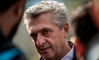 «Die Luftangriffe treffen jeden Tag die Frontlinie und die Städte», sagt UN-Flüchtlingskommissar Filippo Grandi. - Angelos Tzortzinis/dpa «Die Luftangriffe treffen jeden Tag die Frontlinie und die Städte», sagt UN-Flüchtlingskommissar Filippo Grandi. - Angelos Tzortzinis/dpa