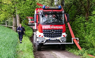 Das Hytrans Fire Sytem im Einsatz bei der Übung "Egge Schutz" Ende Mai. - Ralph Meyer Das Hytrans Fire Sytem im Einsatz bei der Übung "Egge Schutz" Ende Mai. - Ralph Meyer