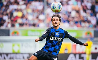 SCP-Rückkehrer Mika Baur feierte am Samstag gegen Düsseldorf sein Startelf-Saisondebüt. - BESIM MAZHIQI SCP-Rückkehrer Mika Baur feierte am Samstag gegen Düsseldorf sein Startelf-Saisondebüt. - BESIM MAZHIQI