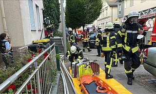 Wohnungsbrand im Bielefelder Westen. - Stefan Becker Wohnungsbrand im Bielefelder Westen. - Stefan Becker