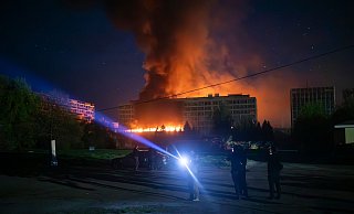 Die ukrainische Großstadt Charkiw ist immer wieder Ziel russischer Luftangriffe. (Archivbild) - Cedar Barnes/ZUMA Press Wire/dpa Die ukrainische Großstadt Charkiw ist immer wieder Ziel russischer Luftangriffe. (Archivbild) - Cedar Barnes/ZUMA Press Wire/dpa