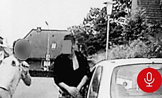 Das Video der Tat überführte den gewalttätigen Polizisten. - Aufnahme Polizei Das Video der Tat überführte den gewalttätigen Polizisten. - Aufnahme Polizei
