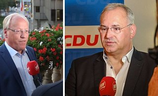Die Kontrahenten: Pit Clausen und Ralf Nettelstroth. Die Kontrahenten: Pit Clausen und Ralf Nettelstroth.
