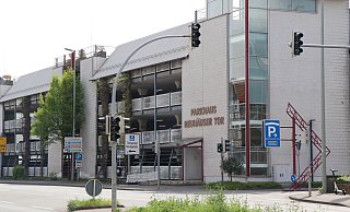 Die geplante PV-Anlage auf dem Dach des Parkhauses Neuhäuser Tor soll größer werden. - Mareike Gröneweg Die geplante PV-Anlage auf dem Dach des Parkhauses Neuhäuser Tor soll größer werden. - Mareike Gröneweg