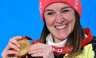 Die ehemalige Biathletin Denise Herrmann-Wick erwartet zum zweiten Mal Nachwuchs. - Angelika Warmuth/dpa Die ehemalige Biathletin Denise Herrmann-Wick erwartet zum zweiten Mal Nachwuchs. - Angelika Warmuth/dpa