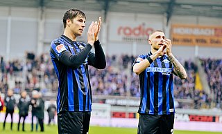 Maximilian Rohr (l.) wird wohl beim Gastspiel in Braunschweig noch nicht in den Paderborner 20er-Kader zurückkehren. Teamkollege Felix Platte (r.) ist dagegen wieder ein heißer Startelfkandidat, wenngleich er am Mittwoch nicht trainierte. - Besim Mazhiqi Maximilian Rohr (l.) wird wohl beim Gastspiel in Braunschweig noch nicht in den Paderborner 20er-Kader zurückkehren. Teamkollege Felix Platte (r.) ist dagegen wieder ein heißer Startelfkandidat, wenngleich er am Mittwoch nicht trainierte. - Besim Mazhiqi