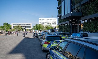Die Gruppe arbeitete am Kesselbrink. - Christian Mathiesen Die Gruppe arbeitete am Kesselbrink. - Christian Mathiesen