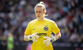 Abgang bei der Eintracht offiziell: Torfrau Stina Johannes - Sebastian Gollnow/dpa Abgang bei der Eintracht offiziell: Torfrau Stina Johannes - Sebastian Gollnow/dpa