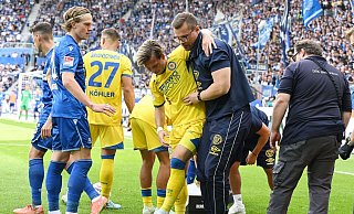 Lino Tempelmann wird den Braunschweigern gegen Stuttgart sehr fehlen. - Uli Deck/dpa Lino Tempelmann wird den Braunschweigern gegen Stuttgart sehr fehlen. - Uli Deck/dpa
