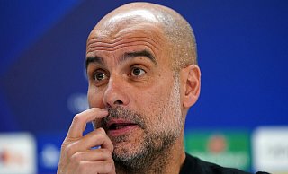 Wegen des Eurovision Song Contest am Samstag in Liverpool findet das Ligaspiel von Pep Guarduilas Mannschaft beim FC Everton erst sonntags statt. - Nick Potts/PA Wire/dpa Wegen des Eurovision Song Contest am Samstag in Liverpool findet das Ligaspiel von Pep Guarduilas Mannschaft beim FC Everton erst sonntags statt. - Nick Potts/PA Wire/dpa
