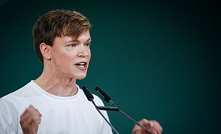 Timon Dzienus, Co-Chef der Grünen Jugend, ärgert sich über den Umgang der Grünen mit der Klimabewegung. - Kay Nietfeld/dpa Timon Dzienus, Co-Chef der Grünen Jugend, ärgert sich über den Umgang der Grünen mit der Klimabewegung. - Kay Nietfeld/dpa