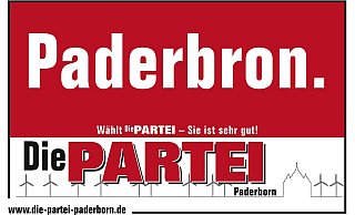 Unter dem Motto "Heimat neu buchstabieren" macht "Die Partei" auf sich aufmerksam. - Die Partei Kreisverband Paderborn Unter dem Motto "Heimat neu buchstabieren" macht "Die Partei" auf sich aufmerksam. - Die Partei Kreisverband Paderborn