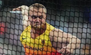 Clemens Prüfer war als einziger Deutscher im Diskus-Finale dabei - Michael Kappeler/dpa Clemens Prüfer war als einziger Deutscher im Diskus-Finale dabei - Michael Kappeler/dpa