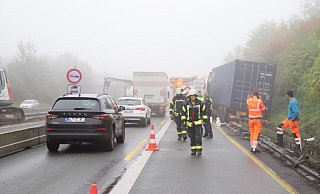 Auf der A33 kommen Autofahrer nur im Schritttempo voran. - Charlotte Mahncke Auf der A33 kommen Autofahrer nur im Schritttempo voran. - Charlotte Mahncke