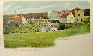 Wellenbad: Nördlich der Wasserkunst, unterhalb der Mühle, ist auch für Abwechslung für die Salzwerker gesorgt. - Sammlung Lothar Heine Wellenbad: Nördlich der Wasserkunst, unterhalb der Mühle, ist auch für Abwechslung für die Salzwerker gesorgt. - Sammlung Lothar Heine