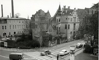 Das Foto ist von der früheren Post mit Blickrichtung Stephansplatz, Villa Lange und Münsterkirchplatz gemacht worden. Es entstand 1961. - Ilsemann Das Foto ist von der früheren Post mit Blickrichtung Stephansplatz, Villa Lange und Münsterkirchplatz gemacht worden. Es entstand 1961. - Ilsemann