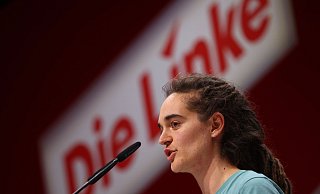 Carola Rackete bildet zusammen mit Martin Schirdewan das Spitzenduo für die Europawahl im kommenden Jahr. - Karl-Josef Hildenbrand/dpa Carola Rackete bildet zusammen mit Martin Schirdewan das Spitzenduo für die Europawahl im kommenden Jahr. - Karl-Josef Hildenbrand/dpa