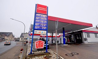 Die Tankstelle in Schnathorst wurde überfallen. - Hans-Günther Meyer Die Tankstelle in Schnathorst wurde überfallen. - Hans-Günther Meyer