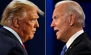 US-Präsident Donald Trump (l.) und sein demokratischer Herausforderer Joe Biden haben unterschiedliche wirtschaftspolitische Ansichten. - AFP US-Präsident Donald Trump (l.) und sein demokratischer Herausforderer Joe Biden haben unterschiedliche wirtschaftspolitische Ansichten. - AFP