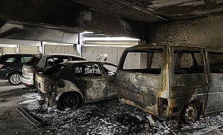 Die Brandstifter haben massive Schäden angerichtet. - Charlotte Mahncke Die Brandstifter haben massive Schäden angerichtet. - Charlotte Mahncke