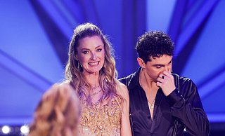 Lilly zu Sayn-Wittgenstein-Berleburg und Andrzej Cibis sind aus der RTL-Tanzshow ausgeschieden. - Foto: Rolf Vennenbernd/dpa Lilly zu Sayn-Wittgenstein-Berleburg und Andrzej Cibis sind aus der RTL-Tanzshow ausgeschieden. - Foto: Rolf Vennenbernd/dpa