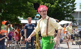 Entertainer Christoph Engels unterhielt sein Publikum bestens. - Sven Hauhart Entertainer Christoph Engels unterhielt sein Publikum bestens. - Sven Hauhart