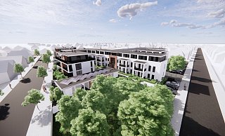 So sieht der Entwurf für die ehemalige Grundschule Löhne-Bahnhof aus. - GSWG Senne So sieht der Entwurf für die ehemalige Grundschule Löhne-Bahnhof aus. - GSWG Senne