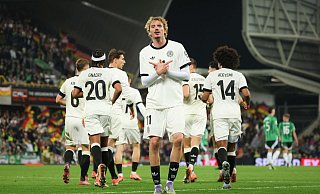 Nick Woltemade feiert seinen Treffer gegen Nordirland. - Christian Charisius/dpa Nick Woltemade feiert seinen Treffer gegen Nordirland. - Christian Charisius/dpa