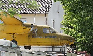 Ein ausrangiertes Flugzeug mit der Aufschrift Hansa-Bild im ehemaligen Auto- und Technikmuseum Bad Oeynhausen. - Ulf Hanke Ein ausrangiertes Flugzeug mit der Aufschrift Hansa-Bild im ehemaligen Auto- und Technikmuseum Bad Oeynhausen. - Ulf Hanke