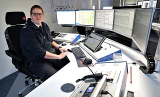 Jürgen Romund, neuer Leiter der Kreisleitstelle und der Kreisfeuerwehrzentrale in Brakel. - Simone Flörke Jürgen Romund, neuer Leiter der Kreisleitstelle und der Kreisfeuerwehrzentrale in Brakel. - Simone Flörke