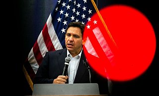 Der Republikaner Ron DeSantis gilt seit längerem als größter parteiinterner Konkurrent von Donald Trump. - Joseph Cress/Iowa City Press-Citizen via AP/dpa Der Republikaner Ron DeSantis gilt seit längerem als größter parteiinterner Konkurrent von Donald Trump. - Joseph Cress/Iowa City Press-Citizen via AP/dpa