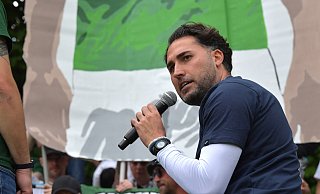Trainer Julian Hesse hat mit seinem FC Gütersloh den DFB-Pokal erreicht. - sport/presse/foto Dünhölter Trainer Julian Hesse hat mit seinem FC Gütersloh den DFB-Pokal erreicht. - sport/presse/foto Dünhölter