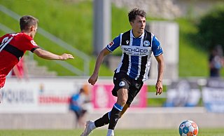 Arminias Neuzugang Alessndro Schöpf durfte in Kitzbühel von Anfang an spielen. - Oliver Krato Arminias Neuzugang Alessndro Schöpf durfte in Kitzbühel von Anfang an spielen. - Oliver Krato