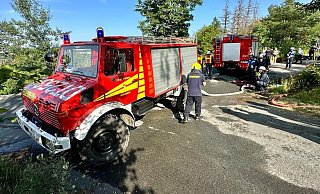 Einsatzkräfte aus den Kreise Paderborn, Höxter und Lippe beteiligen sich an der Feuerwehrübung im Eggegebirge bei Altenbeken. - Ralph Meyer Einsatzkräfte aus den Kreise Paderborn, Höxter und Lippe beteiligen sich an der Feuerwehrübung im Eggegebirge bei Altenbeken. - Ralph Meyer