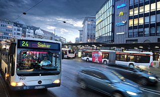 Dichtere Takte bei den Bussen - das ist ein Element des neuen Nahverkehrsplans. - Symbolfoto: Andreas Frücht Dichtere Takte bei den Bussen - das ist ein Element des neuen Nahverkehrsplans. - Symbolfoto: Andreas Frücht
