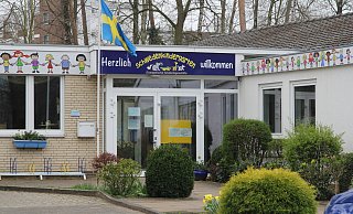 Einbrecher machten sich im Schwedenkindergarten zu schaffen. - Klaus Frensing Einbrecher machten sich im Schwedenkindergarten zu schaffen. - Klaus Frensing