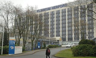 Das Klinikum Herford hatte am Montagmittag so viele Covid-19-Patienten in Behandlung wie nie. - Natalie Gottwald Das Klinikum Herford hatte am Montagmittag so viele Covid-19-Patienten in Behandlung wie nie. - Natalie Gottwald