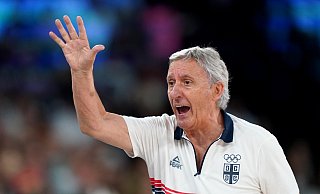 Svetislav Pesic spielt mit Serbien gegen Deutschland um Olympia-Bronze. - Marcus Brandt/dpa Svetislav Pesic spielt mit Serbien gegen Deutschland um Olympia-Bronze. - Marcus Brandt/dpa