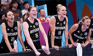 Deutschlands Basketballerinnen gehen optimistisch ins EM-Viertelfinale gegen Belgien. - Christian Charisius/dpa Deutschlands Basketballerinnen gehen optimistisch ins EM-Viertelfinale gegen Belgien. - Christian Charisius/dpa
