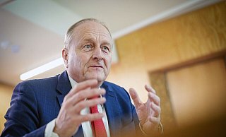 «Ja zu mehr Tierwohl. Das wollen die Tierhalter machen. Nur mit dem, was auf dem Tisch liegt, können sie es nicht tun»: Bauernpräsident Joachim Rukwied. - Kay Nietfeld/dpa «Ja zu mehr Tierwohl. Das wollen die Tierhalter machen. Nur mit dem, was auf dem Tisch liegt, können sie es nicht tun»: Bauernpräsident Joachim Rukwied. - Kay Nietfeld/dpa