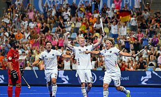 Begeisterung im Hockey-Park nach dem Finaleinzug. - Federico Gambarini/dpa Begeisterung im Hockey-Park nach dem Finaleinzug. - Federico Gambarini/dpa