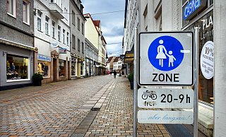 Die Altstadt von Bielefeld ist verwaist. - Barbara Franke Die Altstadt von Bielefeld ist verwaist. - Barbara Franke