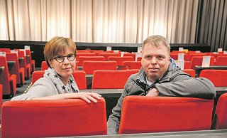 Nicole und Patrick Kulemann in ihrem "Zentraltheater". - Mareike Patock Nicole und Patrick Kulemann in ihrem "Zentraltheater". - Mareike Patock