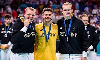 Die jungen DHB-Spieler wollen die nächste Medaille für Deutschland holen. - Tom Weller/dpa Die jungen DHB-Spieler wollen die nächste Medaille für Deutschland holen. - Tom Weller/dpa