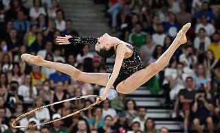 Steht bei den EM in drei Finals: Darja Varfolomeev. - Sina Schuldt/dpa Steht bei den EM in drei Finals: Darja Varfolomeev. - Sina Schuldt/dpa