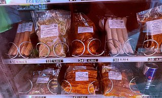 Eines der Ziele des Bielefelders war ein Automat für Wurst- und Fleischwaren in der Innenstadt. - Peter Unger Eines der Ziele des Bielefelders war ein Automat für Wurst- und Fleischwaren in der Innenstadt. - Peter Unger