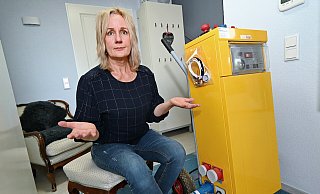 Kerstin Gresser friert bei Temperaturen zwischen 15 und 17 Grad. - Barbara Franke Kerstin Gresser friert bei Temperaturen zwischen 15 und 17 Grad. - Barbara Franke
