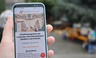 Push-Nachricht: Die Shopping-App informierte auch über das Libori-Kulturprogramm. - Svenja Ludwig Push-Nachricht: Die Shopping-App informierte auch über das Libori-Kulturprogramm. - Svenja Ludwig