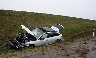 An dem Auto entstand ein Totalschaden. - Andreas Eickhoff An dem Auto entstand ein Totalschaden. - Andreas Eickhoff
